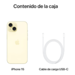 APPLE IPHONE 15 256GB YELLOW - Imagen 3