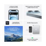 APPLE IPHONE 15 256GB BLACK - Imagen 4