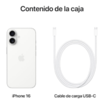 APPLE IPHONE 16 128GB WHITE - Imagen 3