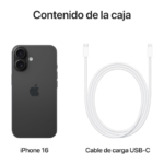 APPLE IPHONE 16 128GB BLACK - Imagen 3