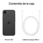 APPLE IPHONE 16E 512GB BLACK - Imagen 3