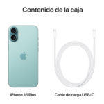 APPLE IPHONE 16 PLUS 256GB TEAL - Imagen 3