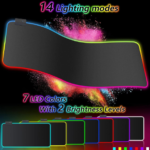 ALFOMBRILLA DE RATÓN RGB - ALFOMBRILLA DE RATÓN GAMING XXL, RETROILUMINACIÓN LED - Imagen 3